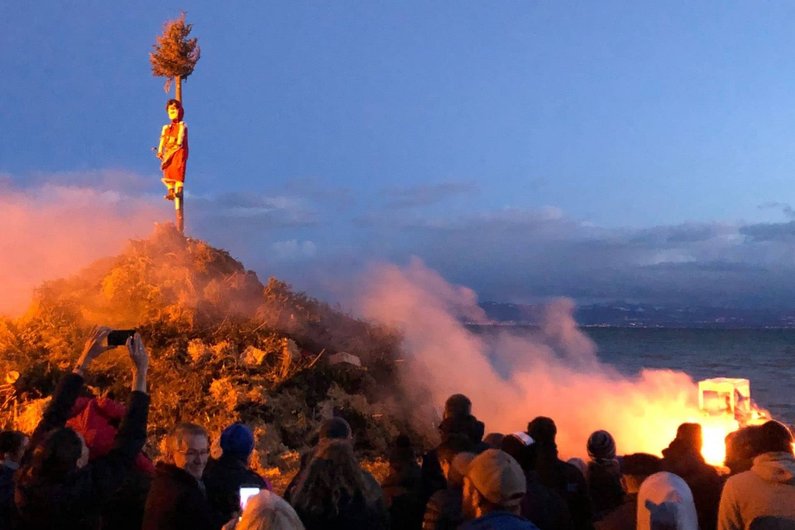 Hotel Maier in Fischbach Fasnet Umzug Fischbach Attraktion Verbrennung