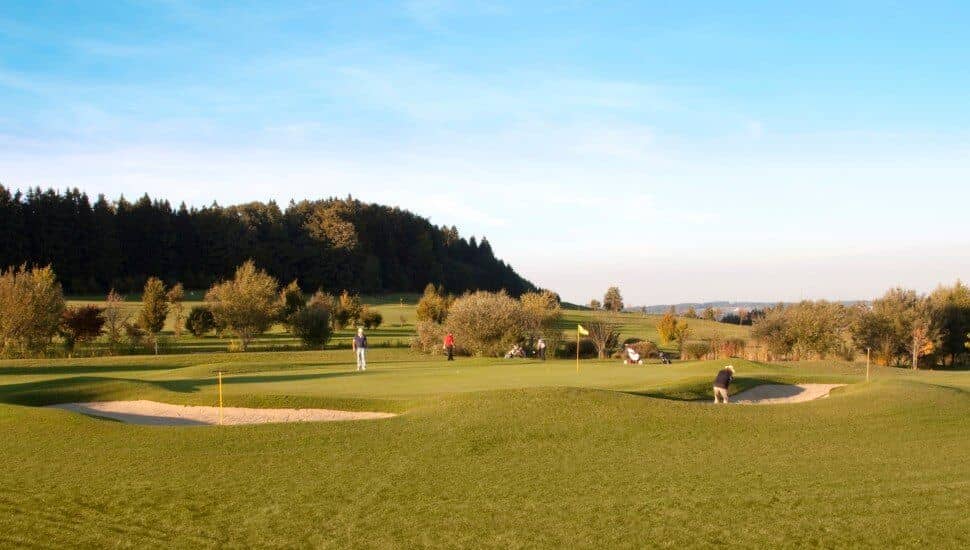 Golf spielen am Bodensee Golf Hotel Maier Urlaub Gluecksgefuehle
