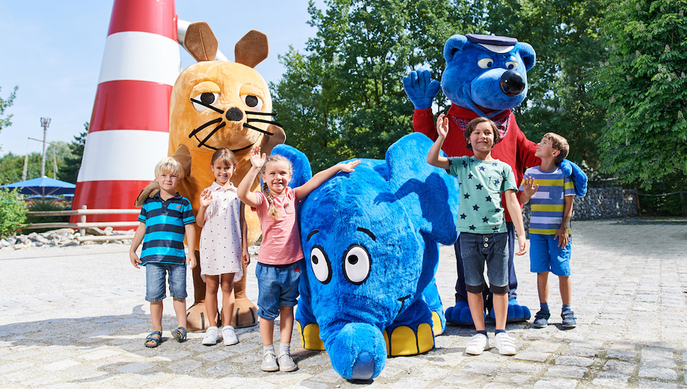 Ravensburger Spiele Land mit Maskottchen
