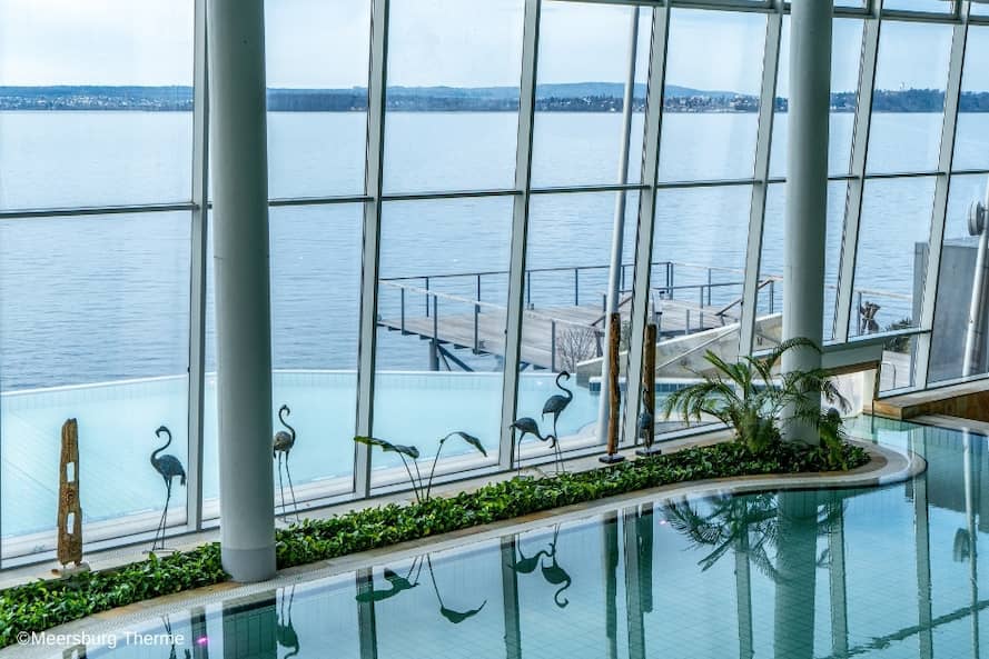 Therme Meersburg Spalandschaft und Schwimmbad Bodensee Therme Meersburg Schwimmbad Bodensee Empfehlung Hotel Friedrichshafen