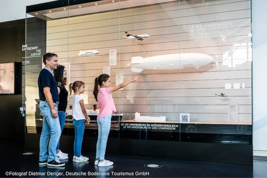 Familienausflug in das Zeppelinmuseum Friedrichshafen Zeppelinmuseum Friedrichshafen Bodensee Hotel Maier