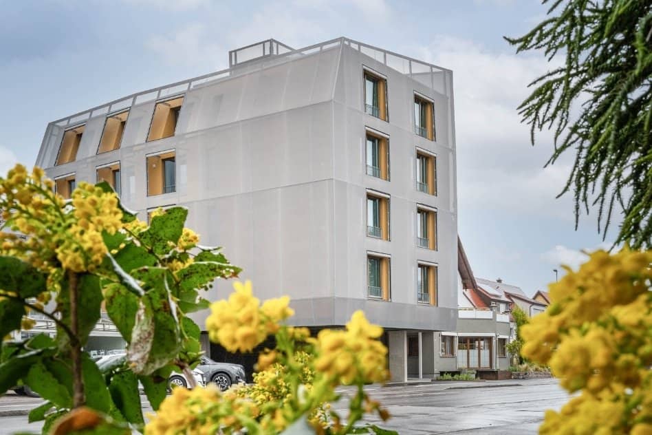 Gebäude des Hotel Maier Gebäude Hotel Fischbach Blumen