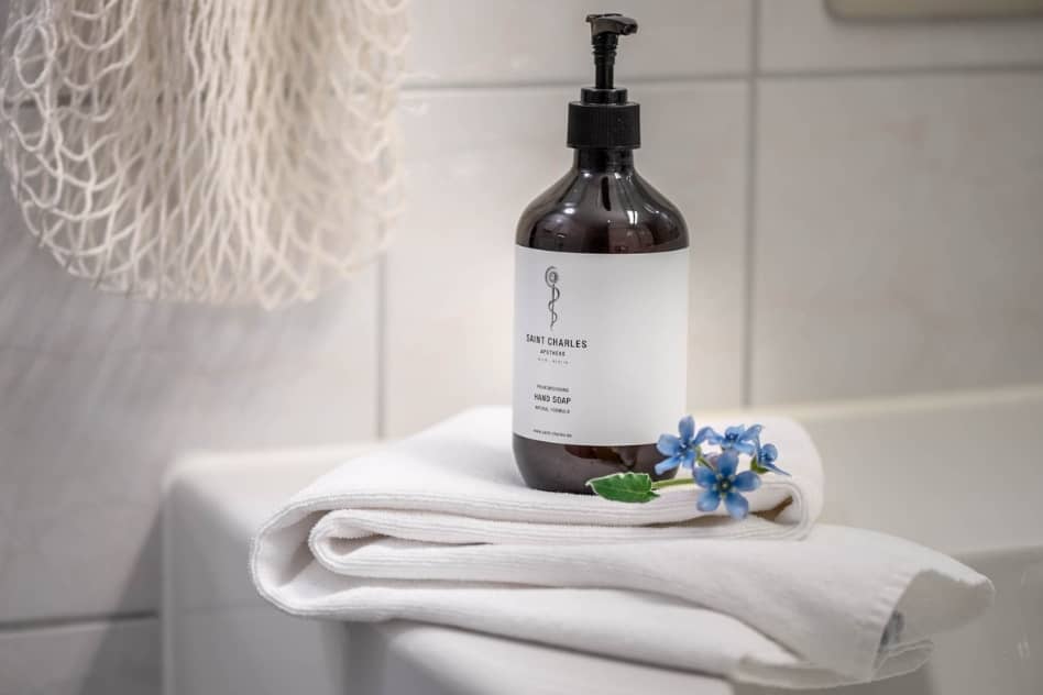 Hotel Maier kleines Einzelzimmer Handseife Badezimmer Urlaub Bodensee