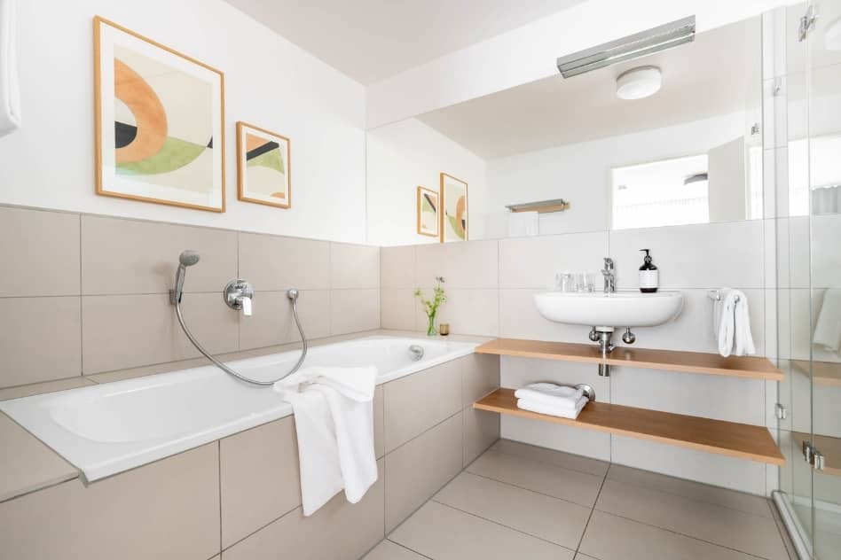 Ferienwohnung Suite Badezimmer Badewanne