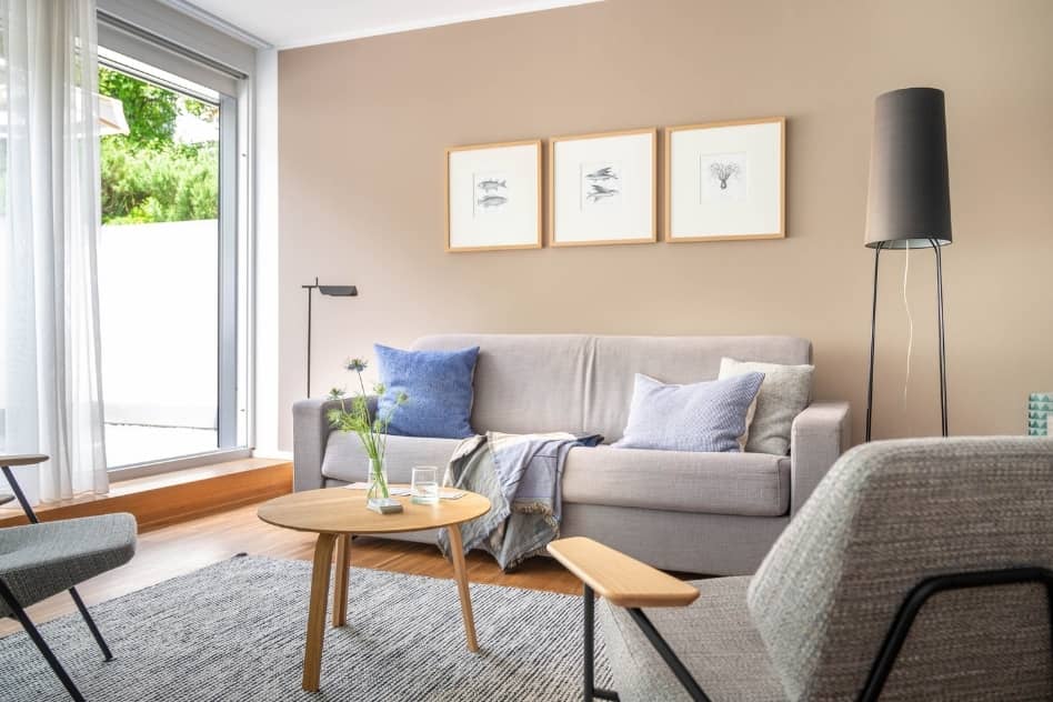 Hotel Maier Suite Wohnzimmer Inneneinrichtung Bodensee Urlaub 