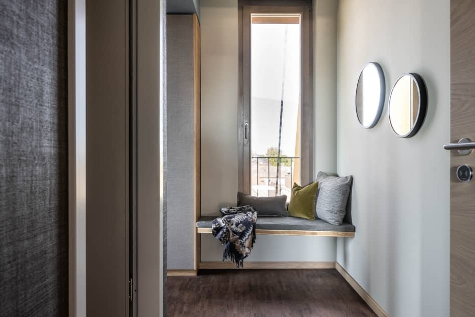 Hotel Fischbach Doppelzimmer Zimmertyp Panorama Flur Hotelzimmer 