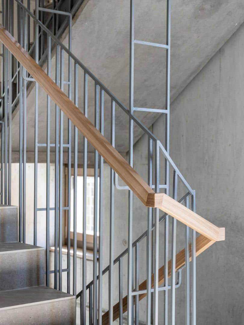 Gelaender im Hotel-Treppenhaus Hotel Maier Treppen-Gelaender Hotel Maier